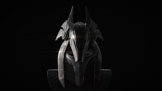 Startgate Anubis Guard Helmet 3D Art Project