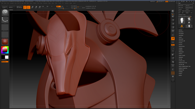 Startgate Anubis Guard Helmet 3D Art Project