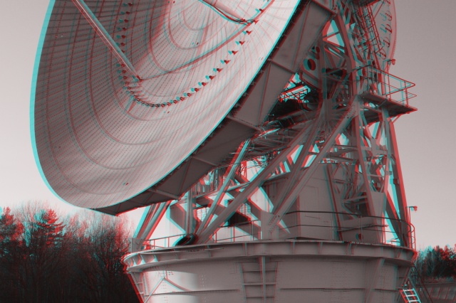 Пущинская Радиоастрономическая Обсерватория в 3D Stereo фотографиях